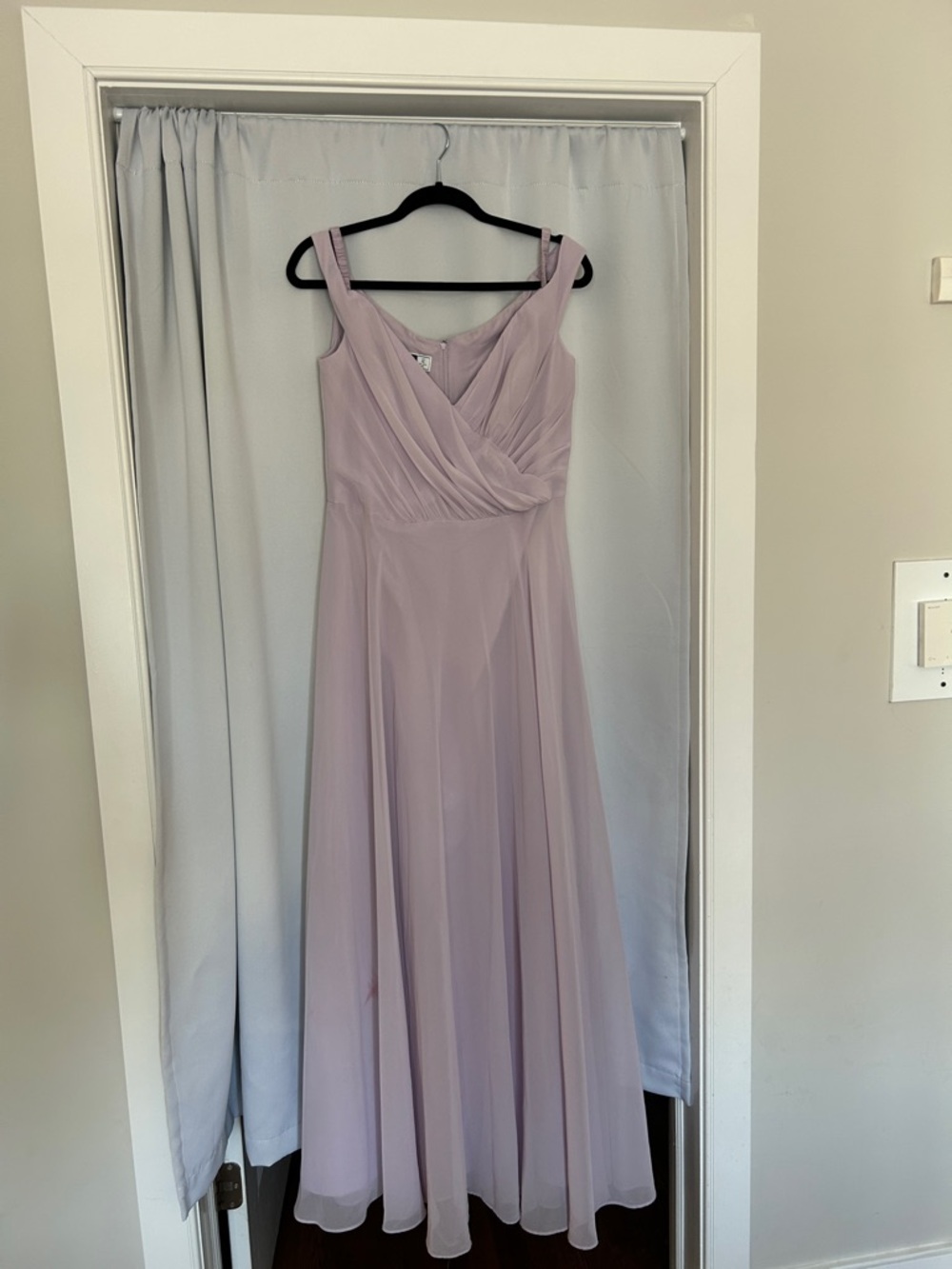 David's Bridal Bridesmaid Dress F20227 IRIS